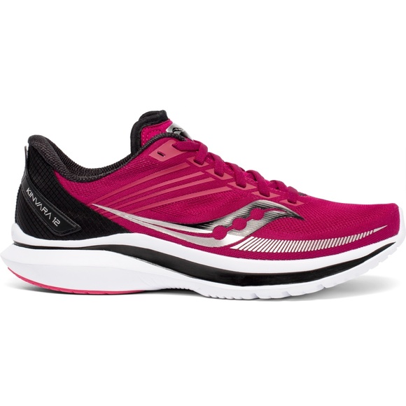 SAUCONY Kinvara 12 Women’s Size 10W Running Shoes Cherry/Silver/Black S10619-55
